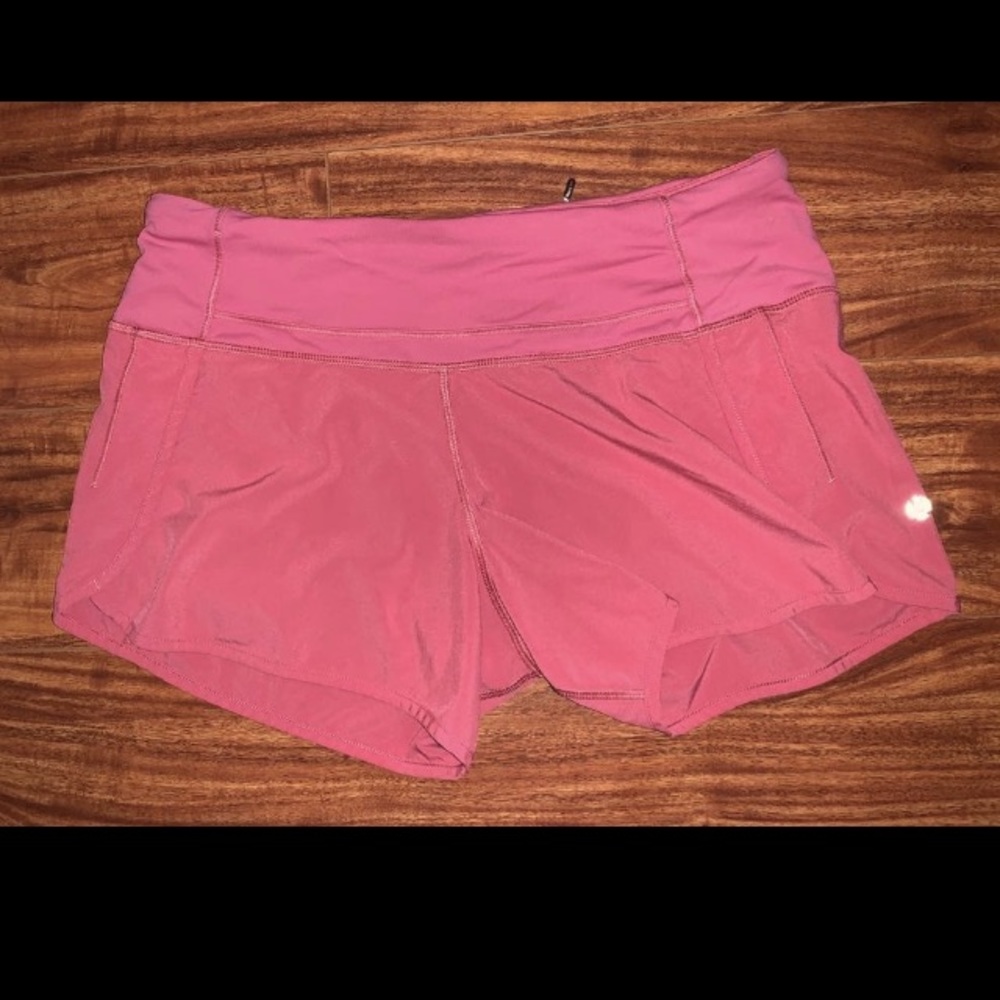 Lululemon run times shorts size 6 red